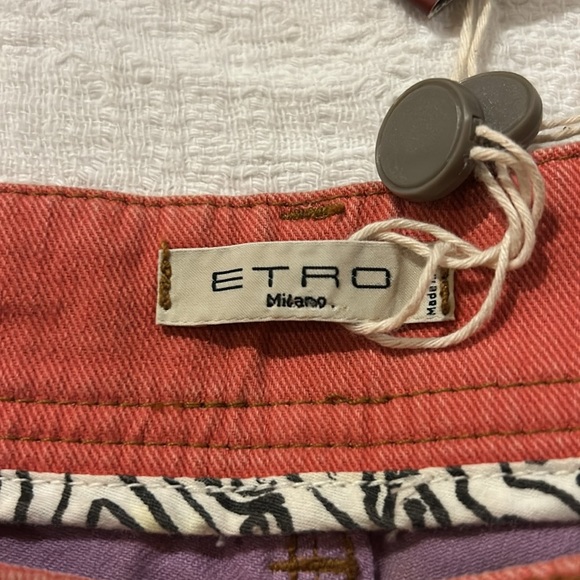 ETRO Boyfriend Multicolor Denim Jeans. NWT. 28 - Picture 7 of 12